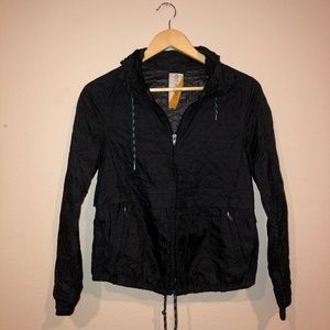 Like New! FREE PEOPLE Hooded Packable Windbreaker Hoodie Jacket
